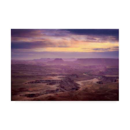 Dan Ballard 'Canyons 2' Canvas Art,12x19